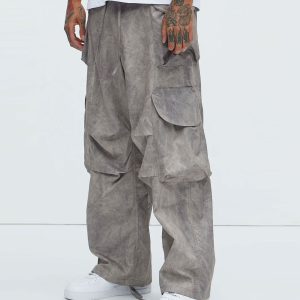 The Draco Marble Pants - Grey