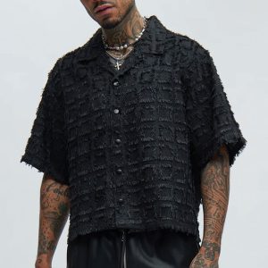 Window Shopping Boxy Shirt - Black