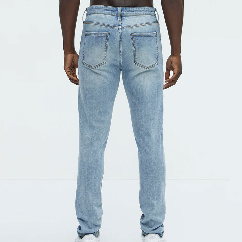 Through It Ripped Skinny Jeans - Vintage Blue Wash - Image 2