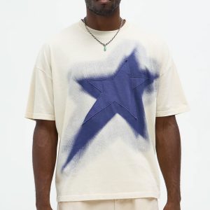 All The Stars Oversized Short Sleeve Tee - Cream