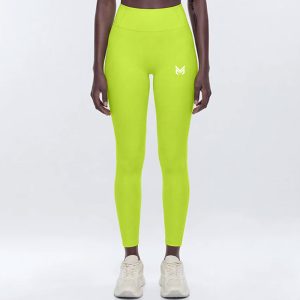 Contrast Texture Leggings - Espresso