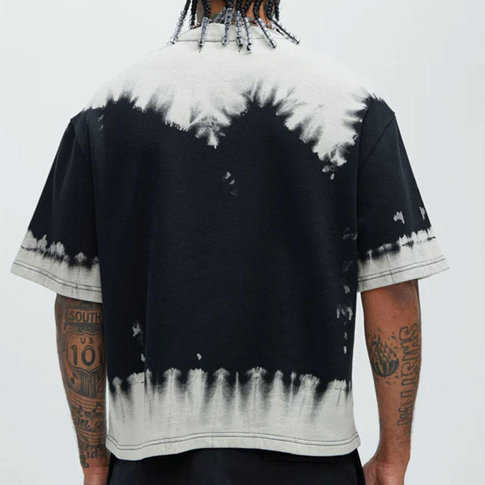Blurred Edition Fleece Short Sleeve Tee - Black/combo - Image 2