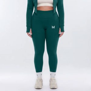 Abstract Leggings - Marine Blue