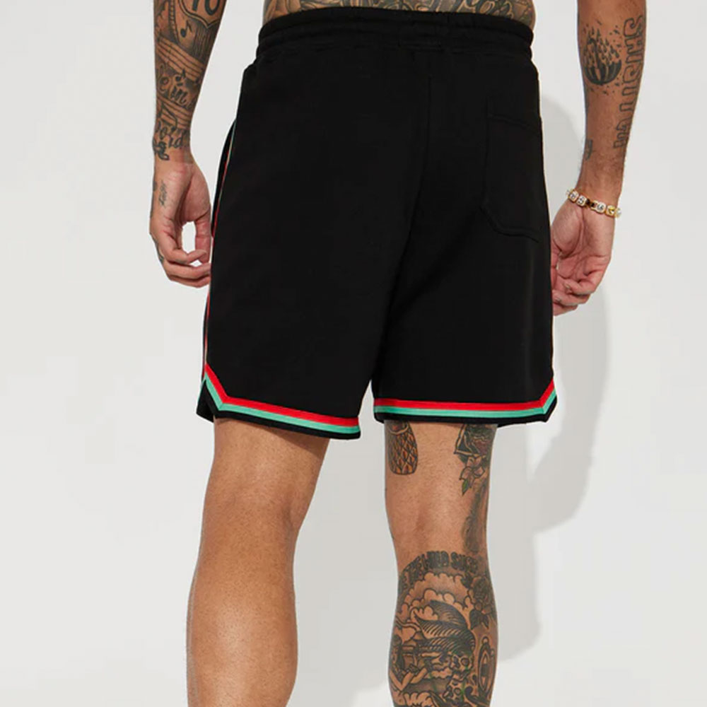 Malcom X Art Shorts - Black - Image 2
