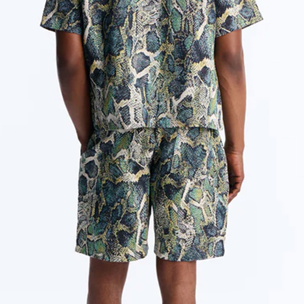 Relaxed Anaconda Club Short - Green/combo - Image 2