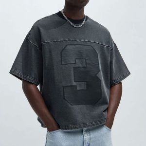 Kyle Oversized Tee - Black Wash