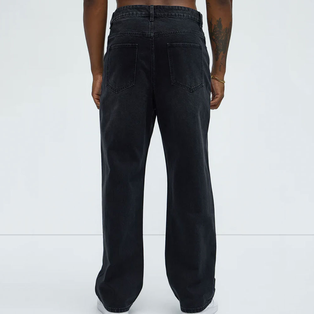 The Weekend Baggy Jeans - Black Wash - Image 2